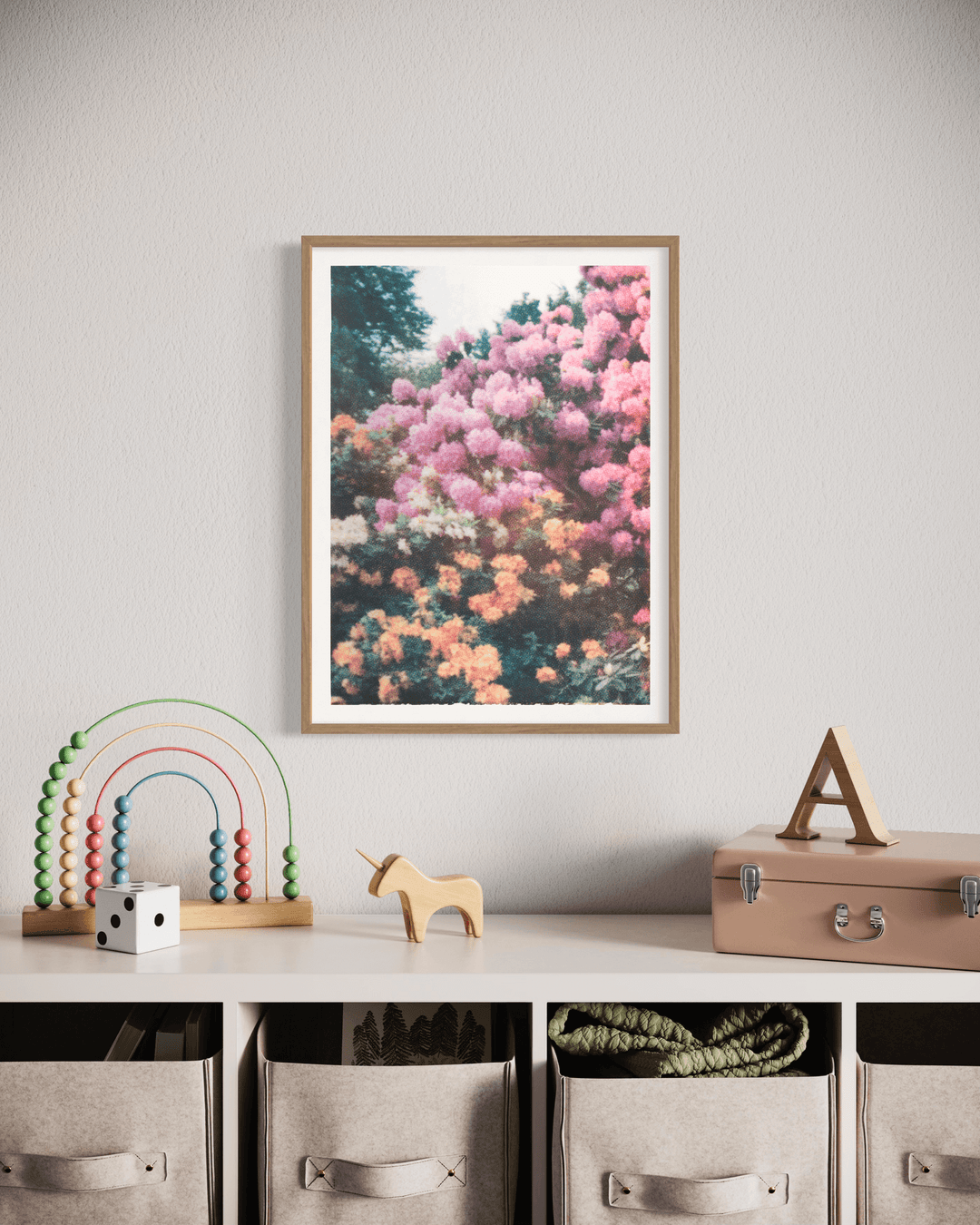 Orange Pink Florals